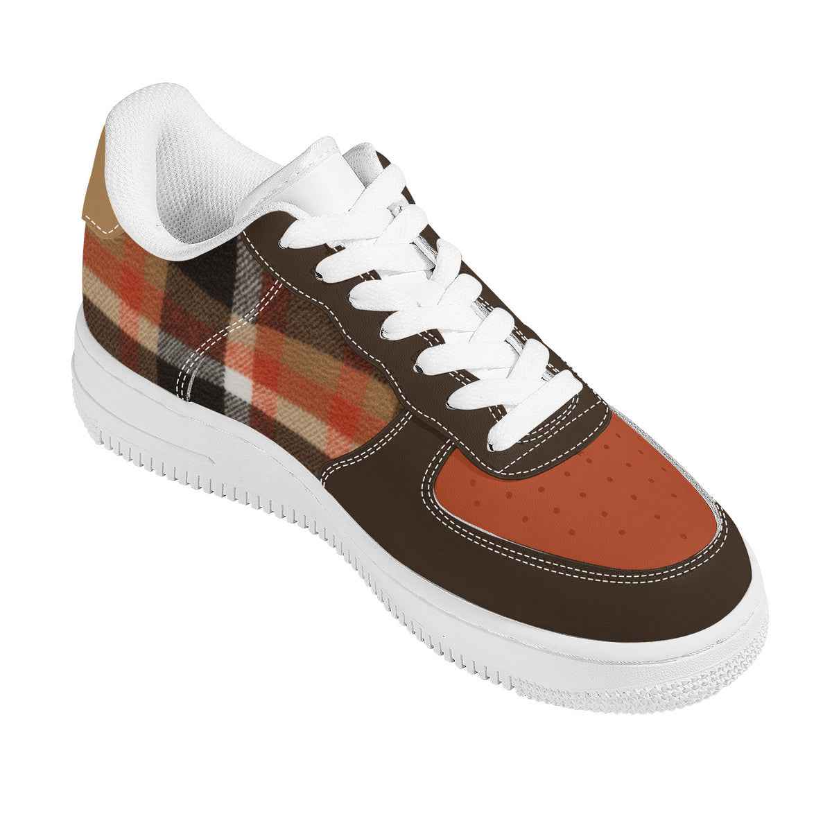 Fall Foliage Pattern Low Top Unisex Sneaker