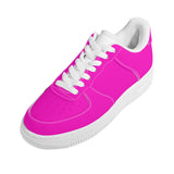 Hot Pink Low Top Unisex Sneaker