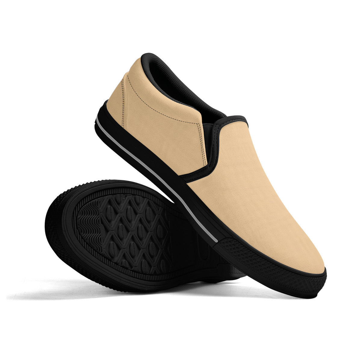 TanUnisex Slip-on Shoes
