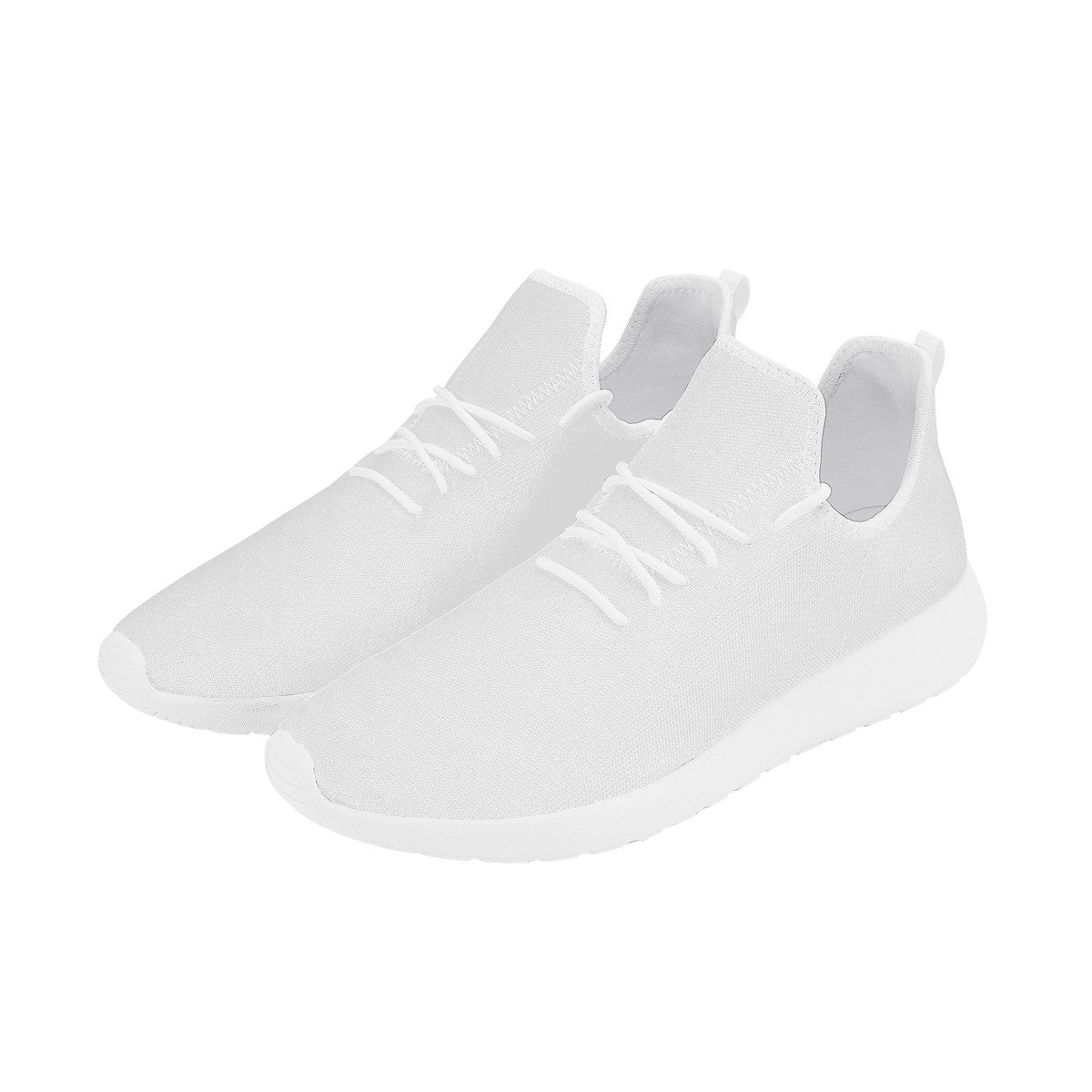 White Lightweight Mesh Knit Sneaker