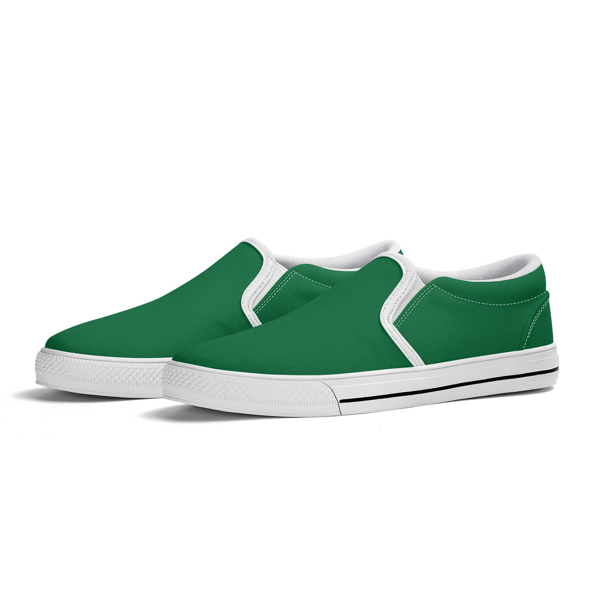 Green Unisex Slip-on Shoes