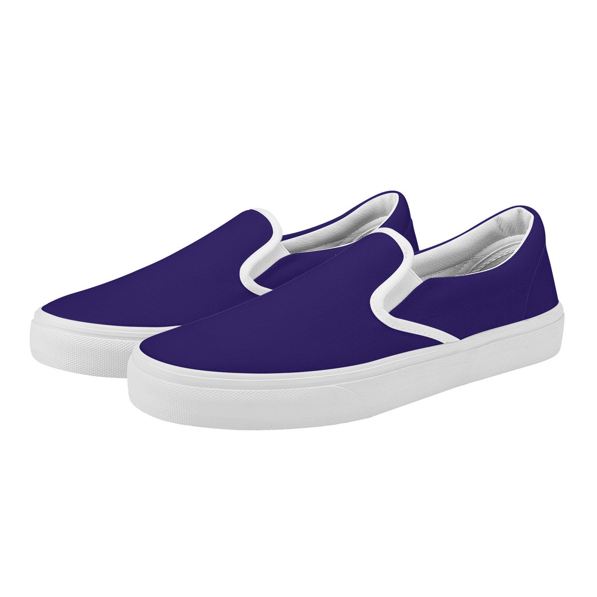 Ravens Purple Skate Slip On Shoes