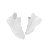 White Lightweight Mesh Knit Sneaker