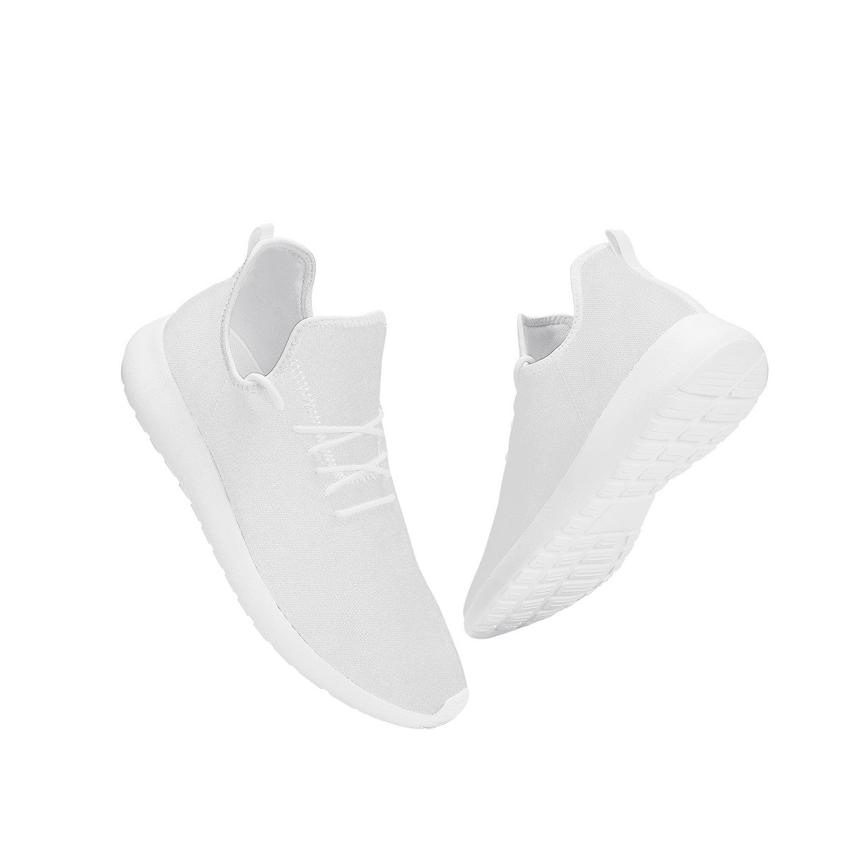 White Lightweight Mesh Knit Sneaker