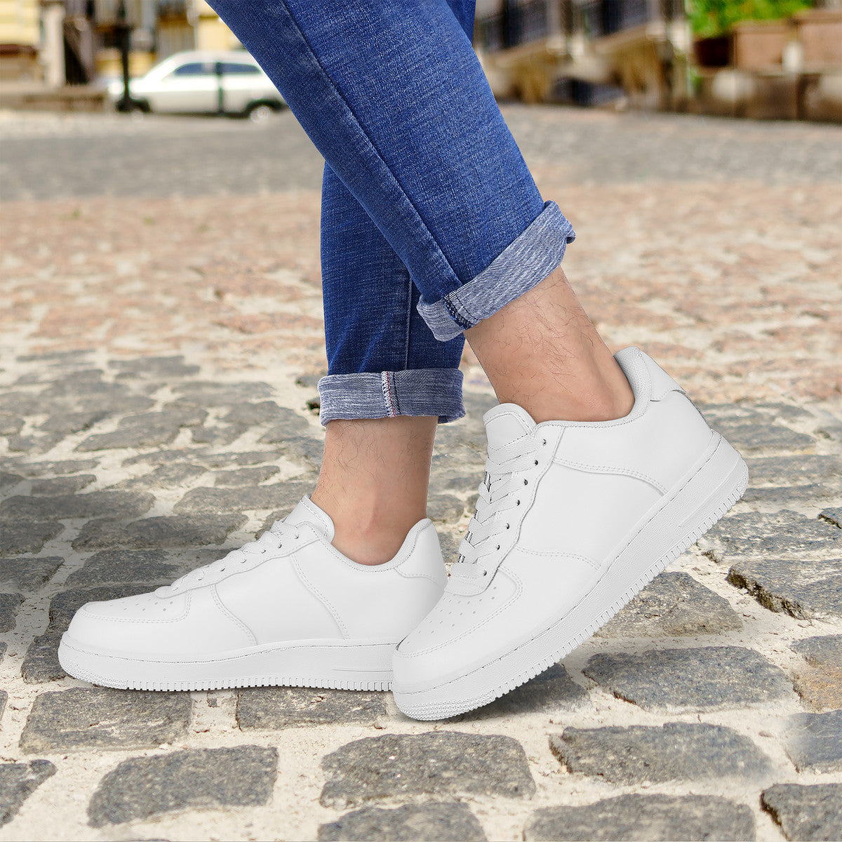 White Low Top Unisex Sneaker