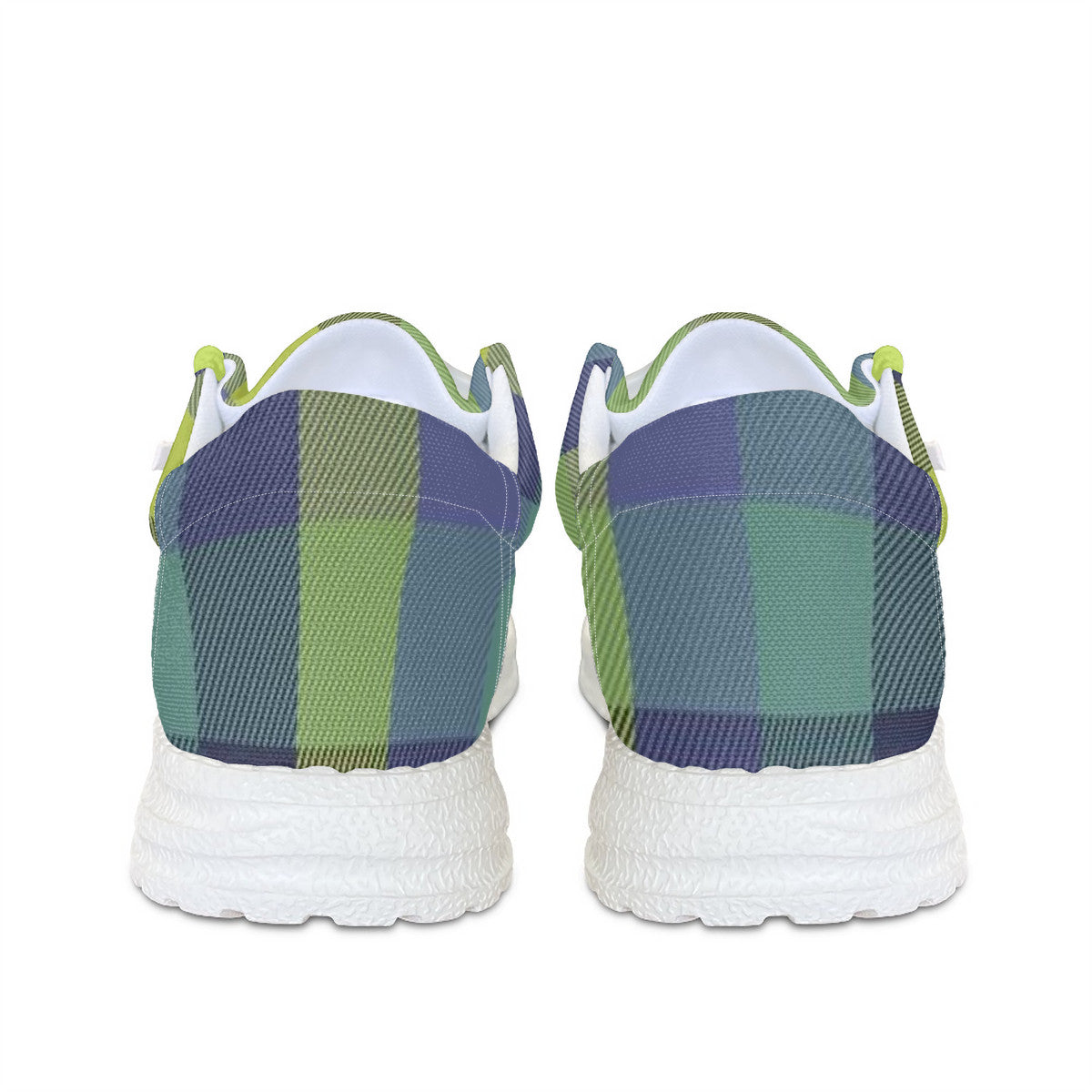Fun with Plaid Canvas Loafers