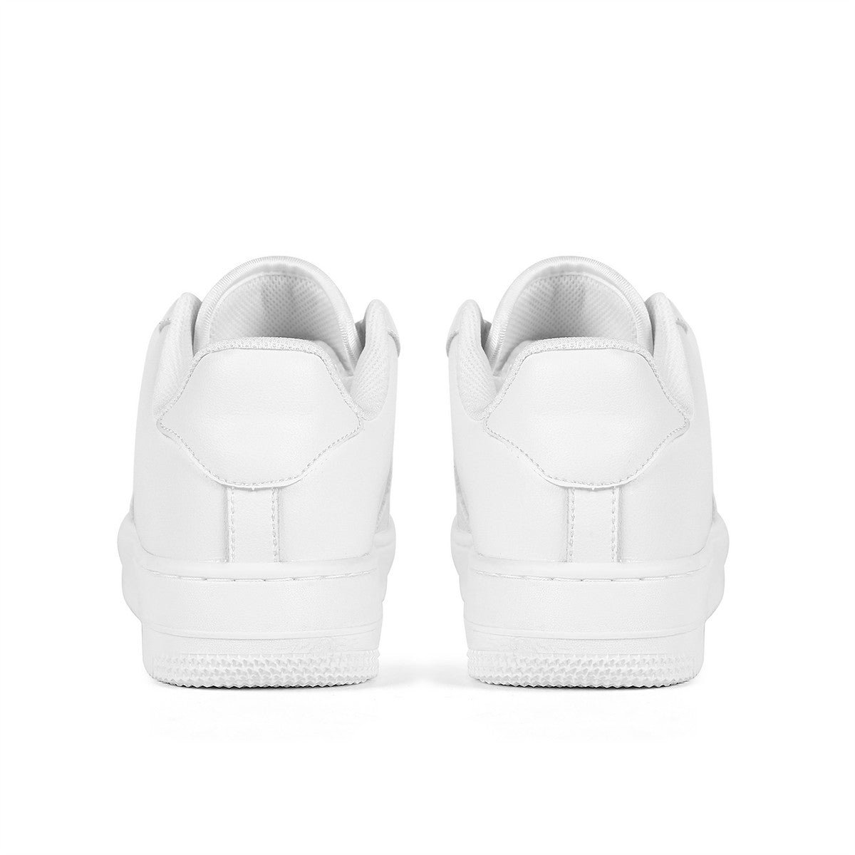 White Unisex Microfiber Sneakers