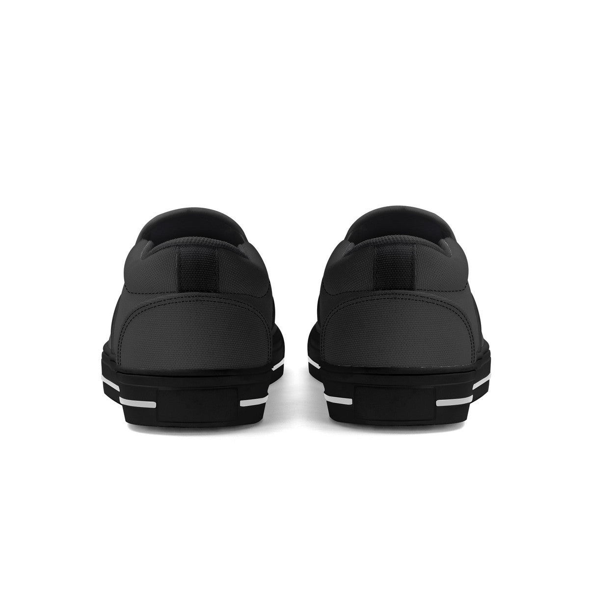 Black Unisex Slip-on Shoes