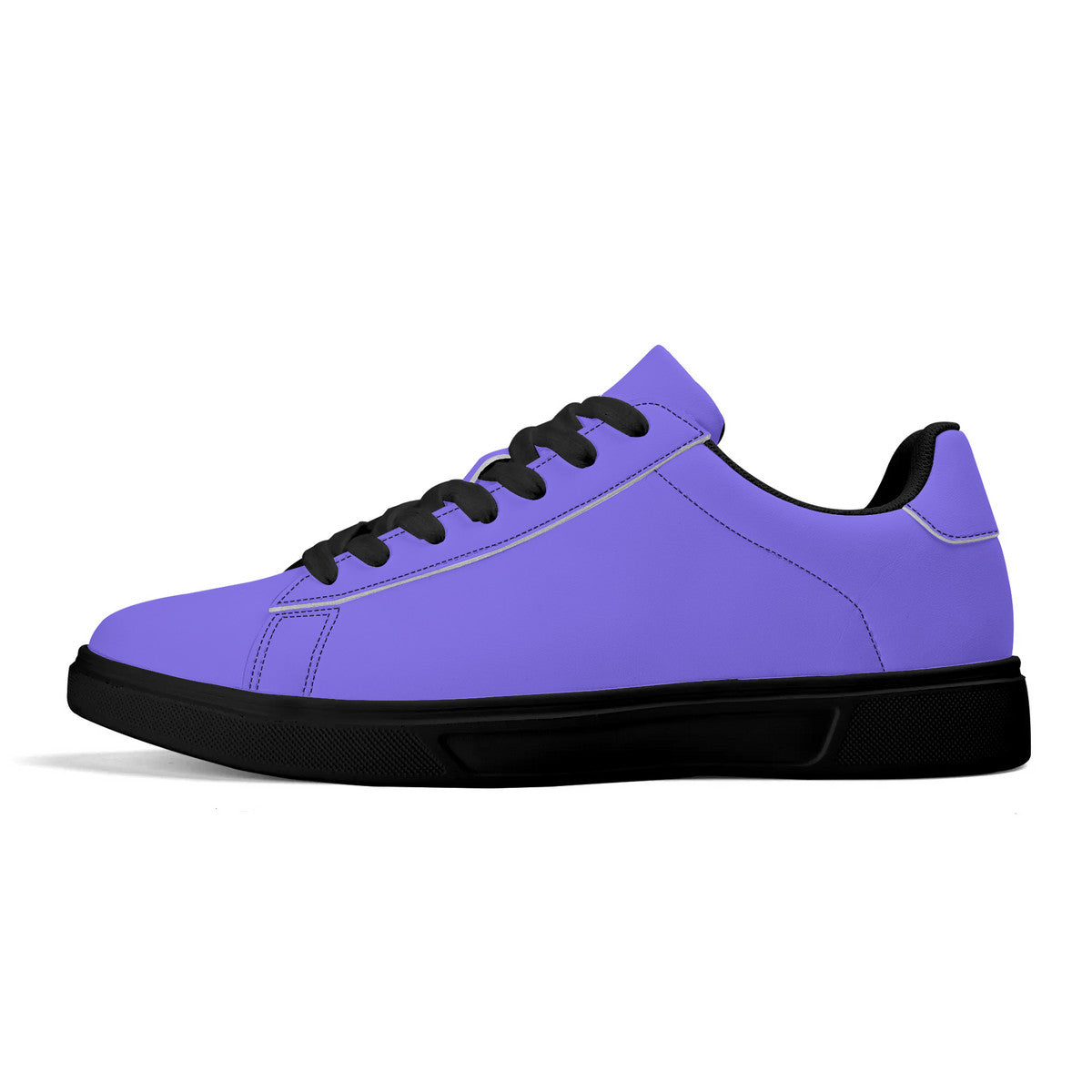 Purple Unisex Premium Synthetic Leather Sneakers