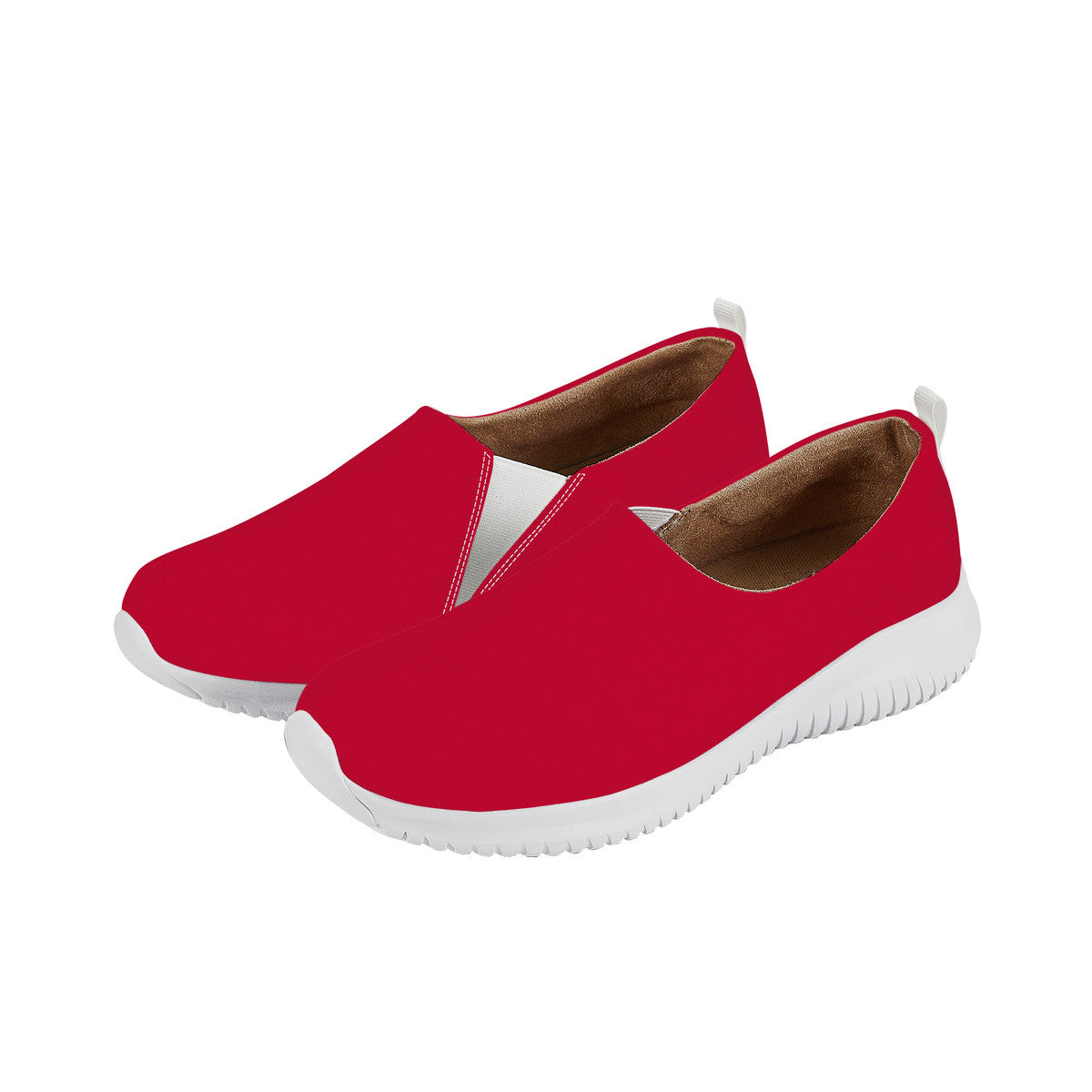 Trendy Red Women's Casual Slip On Shoe
