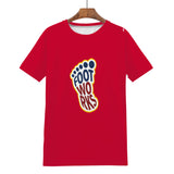 Red Print  swag T-Shirt