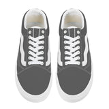 Gray Low Top Flat Sneaker