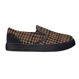 Kids Slip-on houndstooth pattern shoes