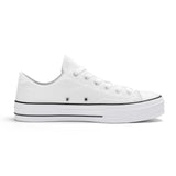 WhiteUnisex Classic Low Top Canvas Shoes