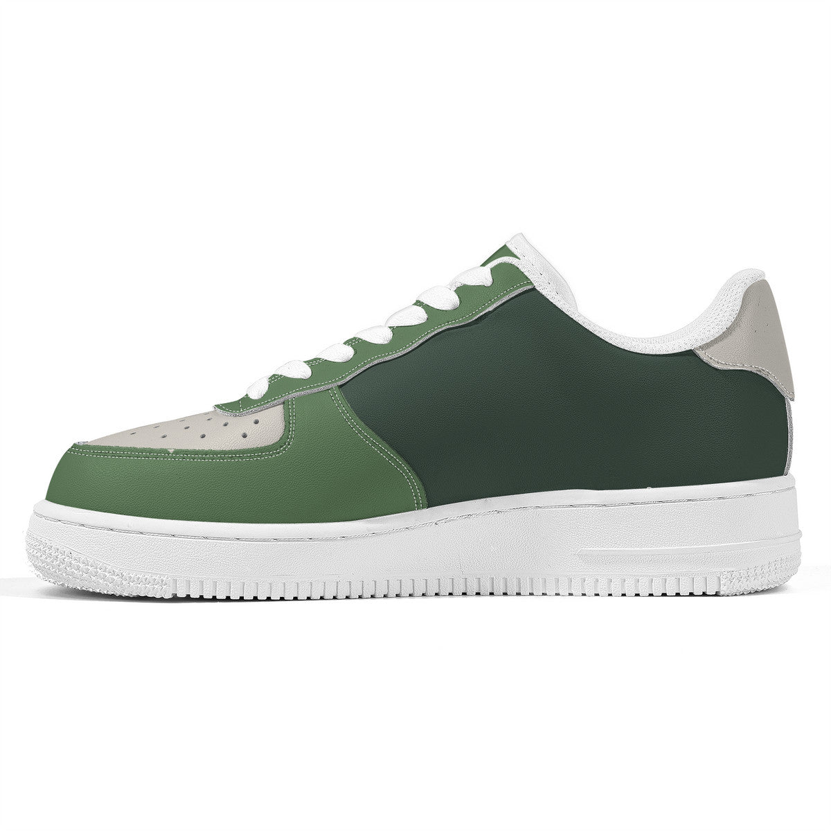 Green Camo Unisex Microfiber Sneakers