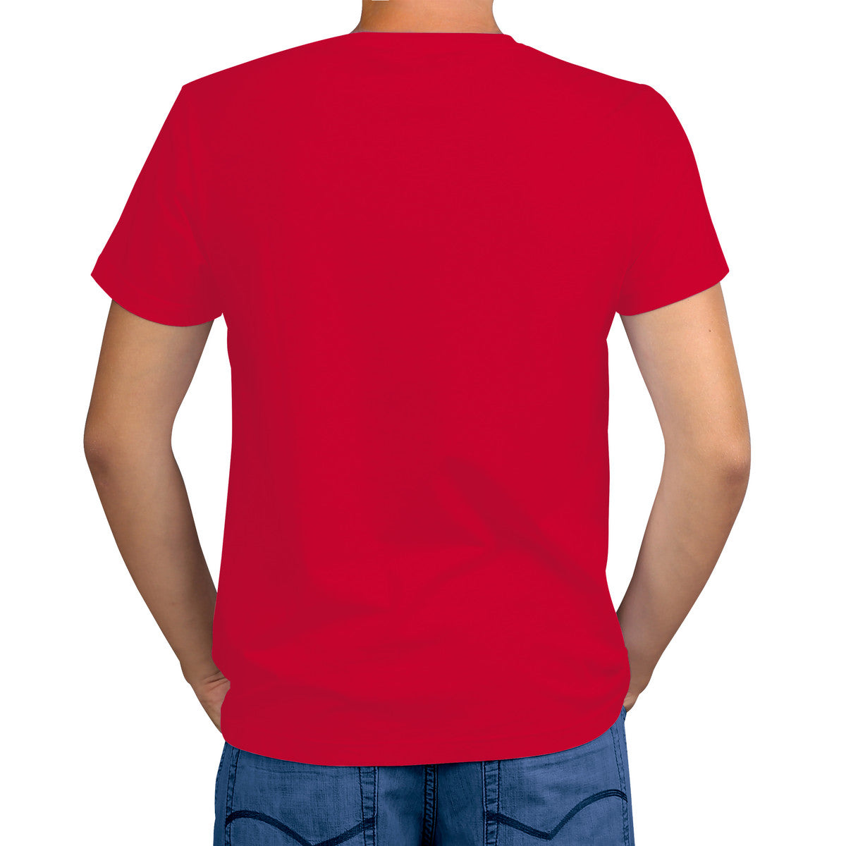 Red Print  swag T-Shirt