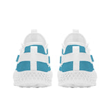 Blue Mesh Knit Shoes