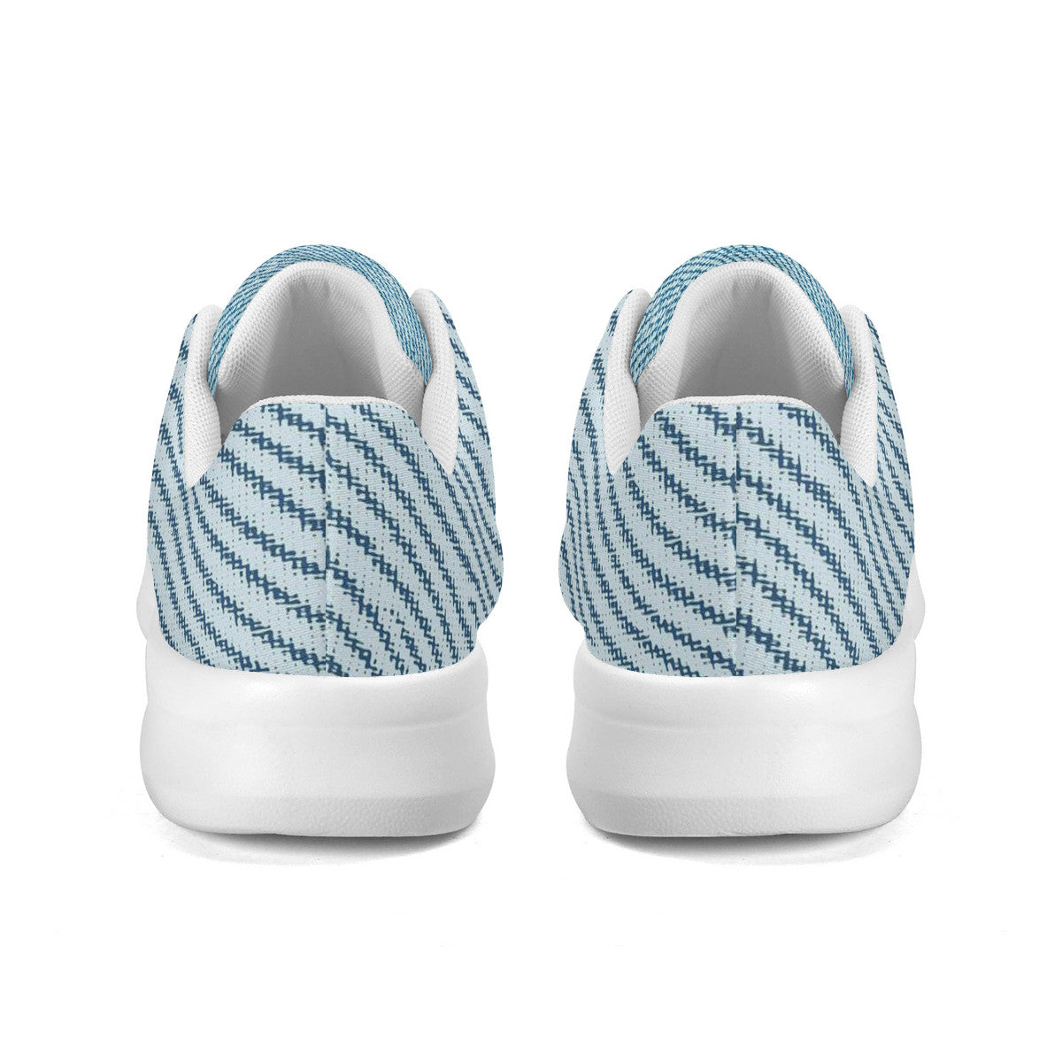 Unisex Denim Blue Athletic Running Shoes