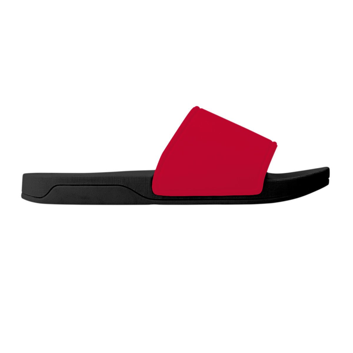 Trendy Red Slide Sandals