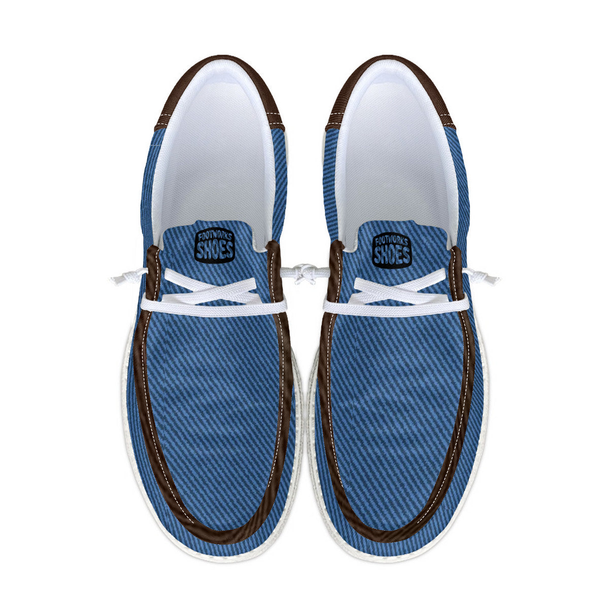 The Blue Canvas Loafers
