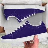 Ravens Purple Low-Top Synthetic Leather Sneakers