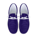 Ravens Purple Canvas Loafers