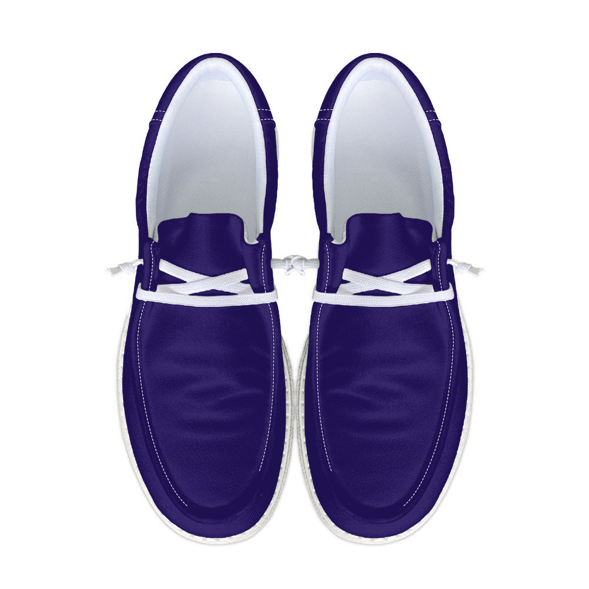 Ravens Purple Canvas Loafers