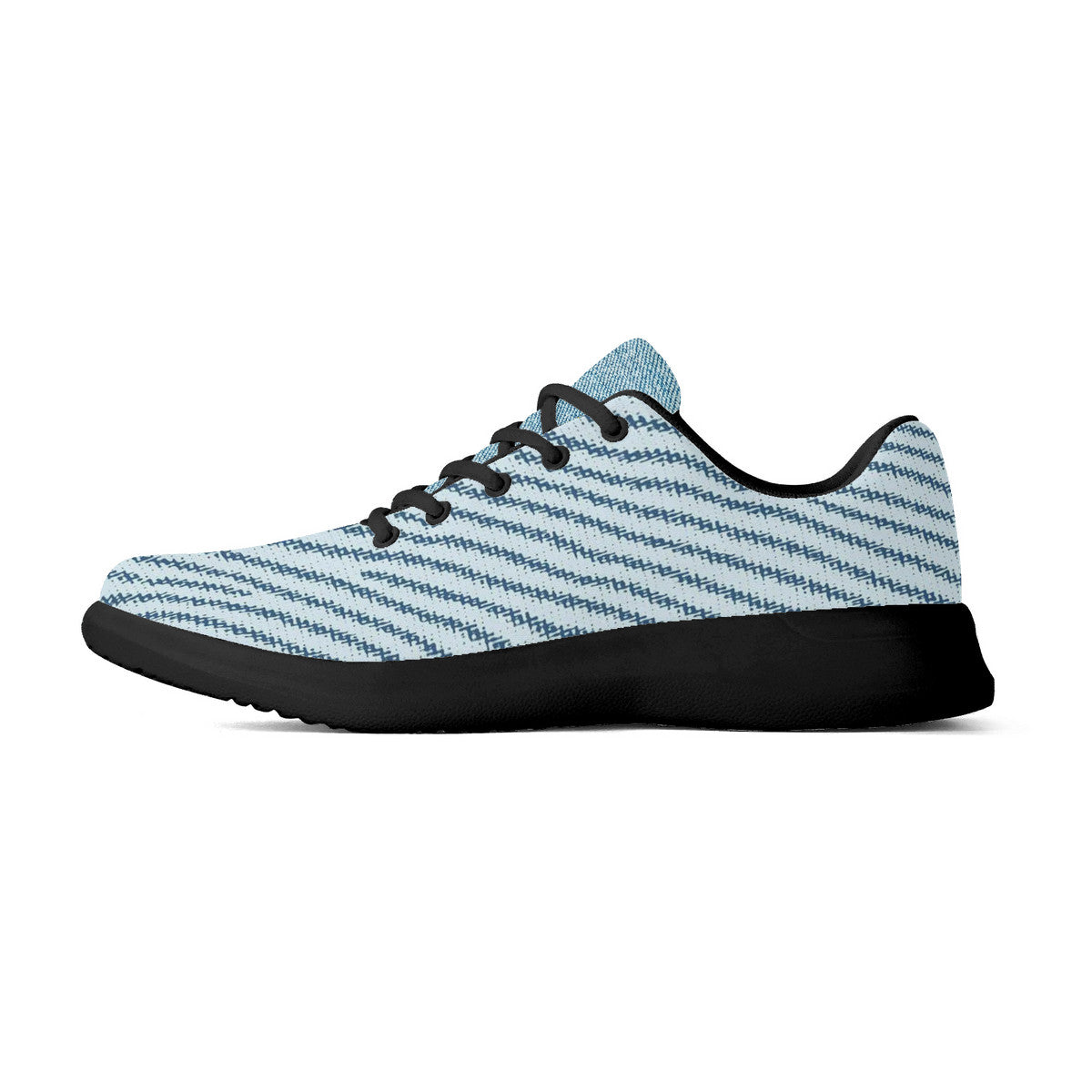 Unisex Denim Blue Athletic Running Shoes