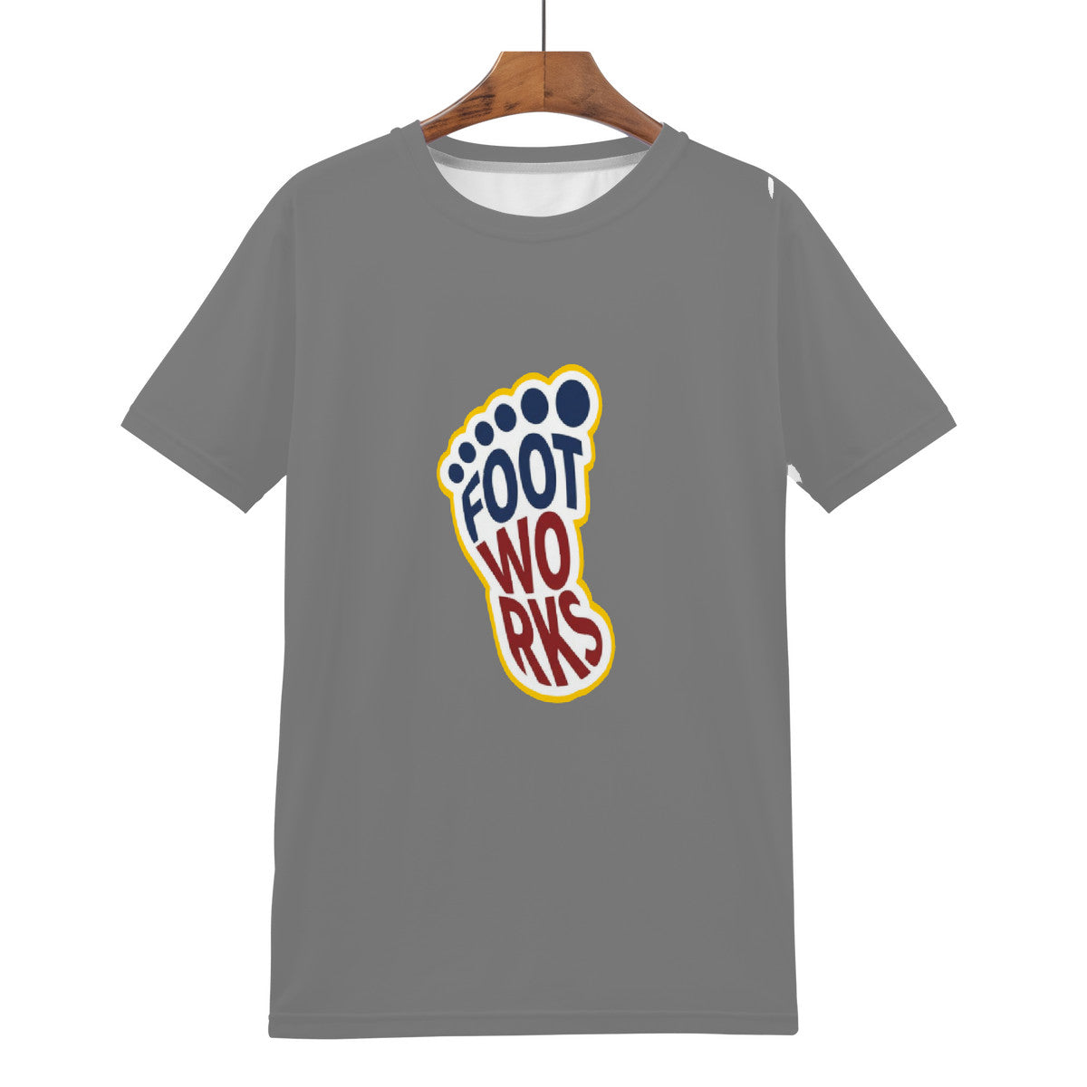 Gray Print  swag T-Shirt