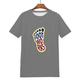 Gray Print  swag T-Shirt