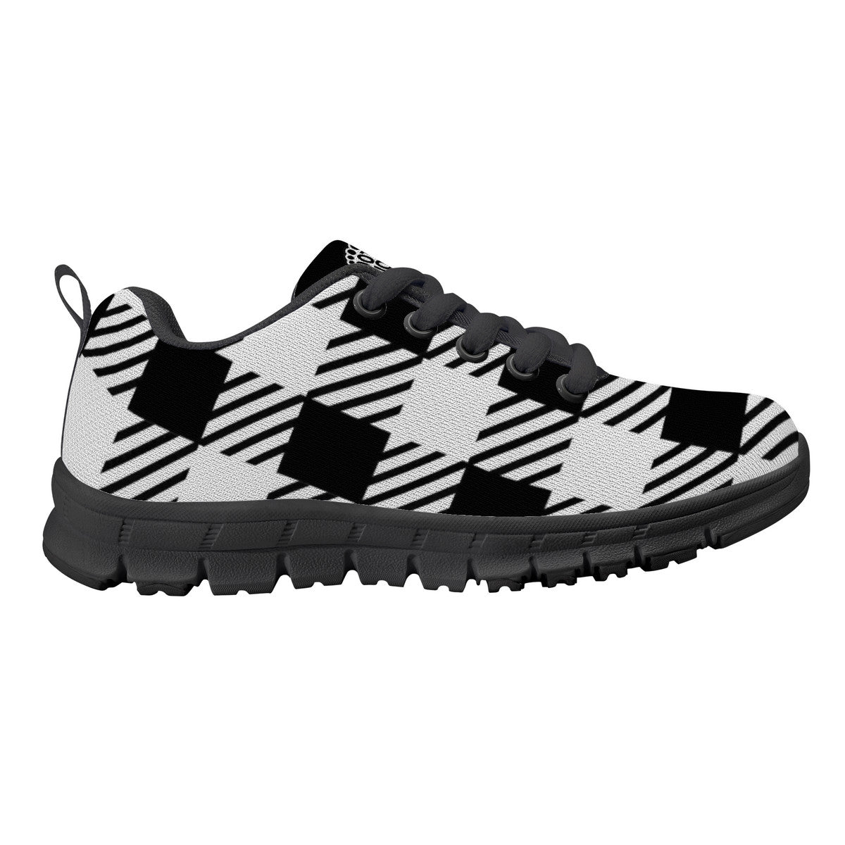 Kids Sneakers B&W Pattern