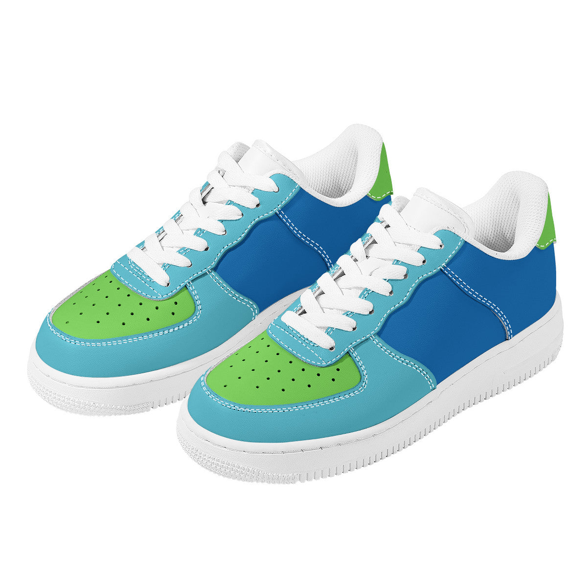 Blue Low Top Unisex Sneaker – Timeless Style by Footworks Shoes