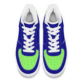 Royal Blue Unisex Microfiber Sneakers |