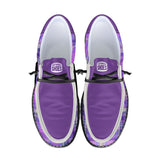Purple Unisex Canvas Loafers