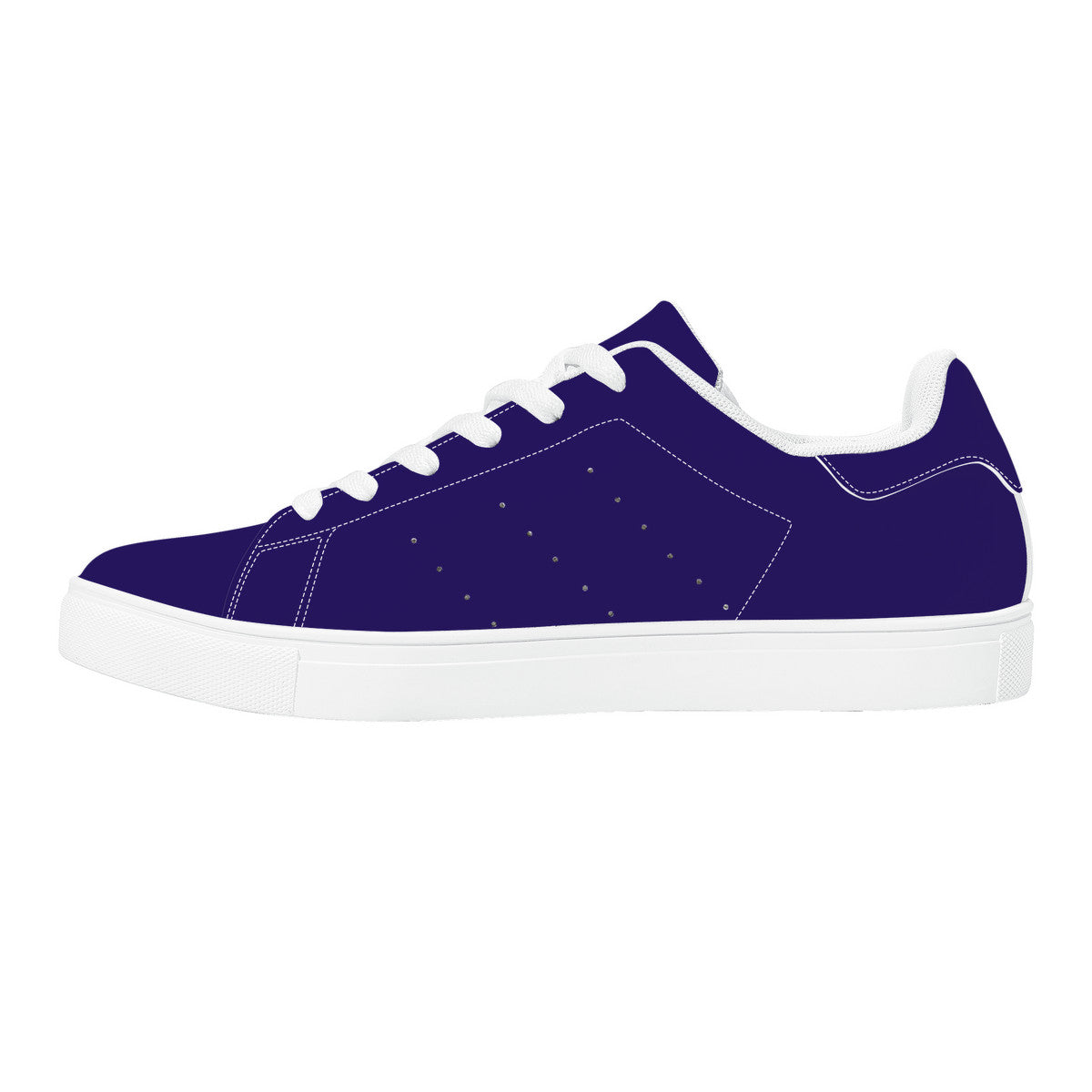 Ravens Purple Low-Top Synthetic Leather Sneakers