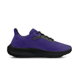 Purple Unisex Lace Up Running Shoes