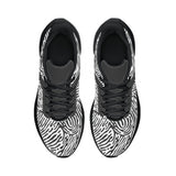 Fingerprint Unisex Lace Up Running Shoes