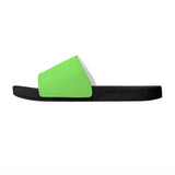 Neon green Slide Sandals - Black