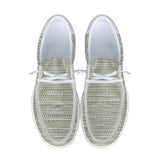 Gray Trendy Canvas Loafers
