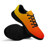 Unisex Orange Gradiant Athletic Running Shoes