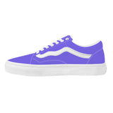 Purple Low Top Flat Sneaker
