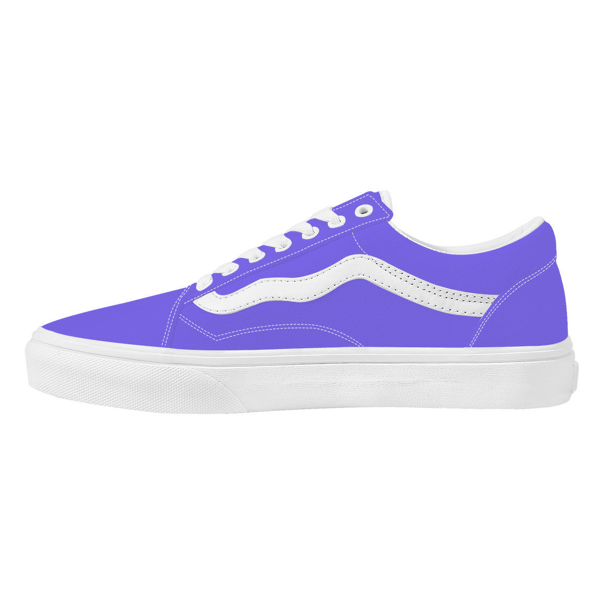 Purple Low Top Flat Sneaker