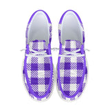 Purple Unisex Canvas Loafers
