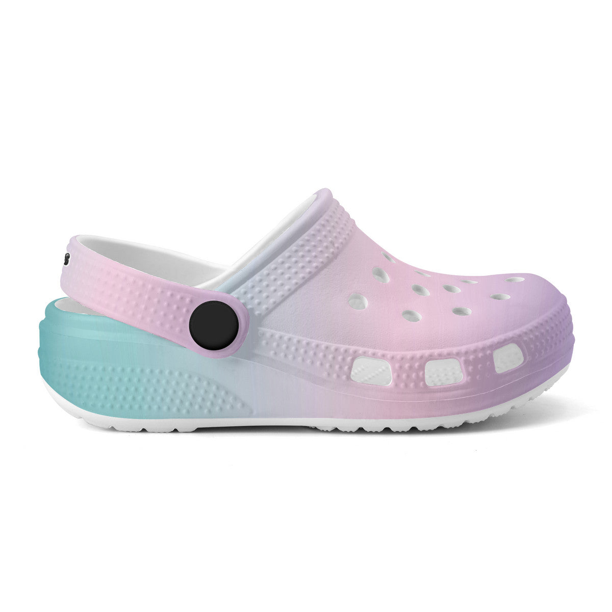 Kid's Mermaid Gradient Casual Clogs