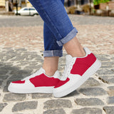 Red Low Top Unisex Sneaker