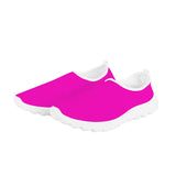 Hot Pink Women's Mesh Running Shoes