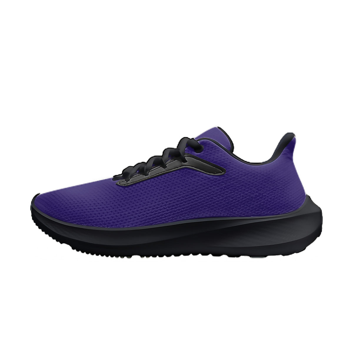 Purple Unisex Lace Up Running Shoes