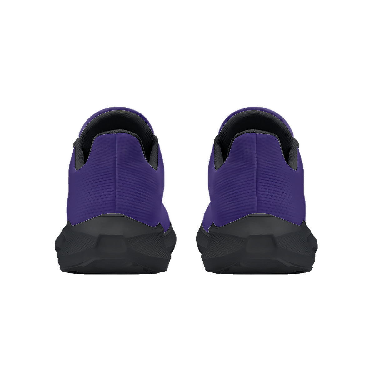 Purple Unisex Lace Up Running Shoes