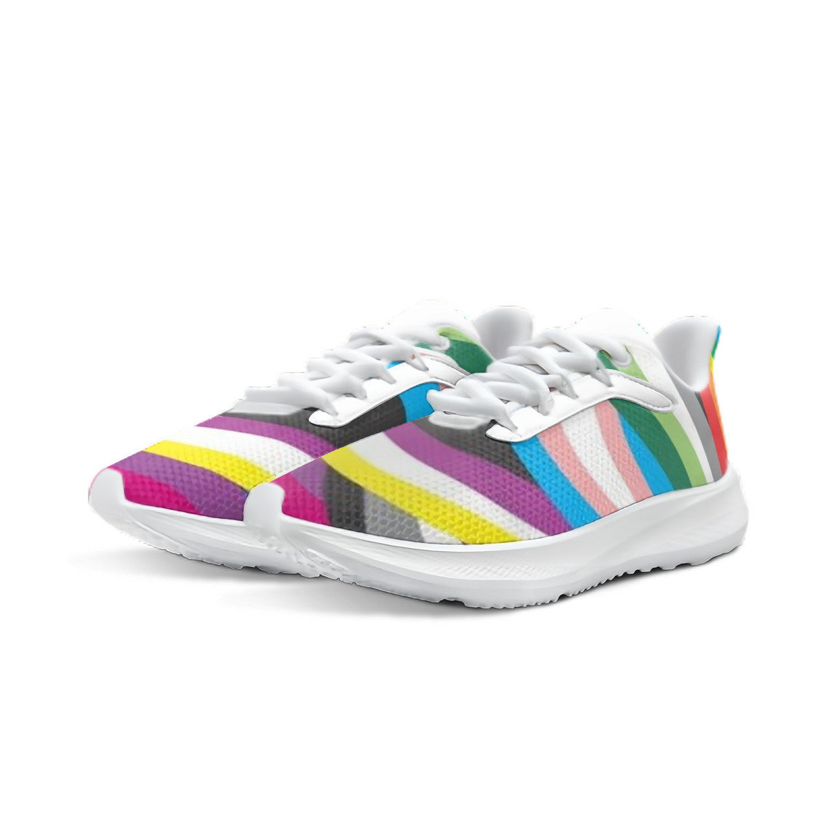 LGTBQ Unisex Lace Up Running Shoes