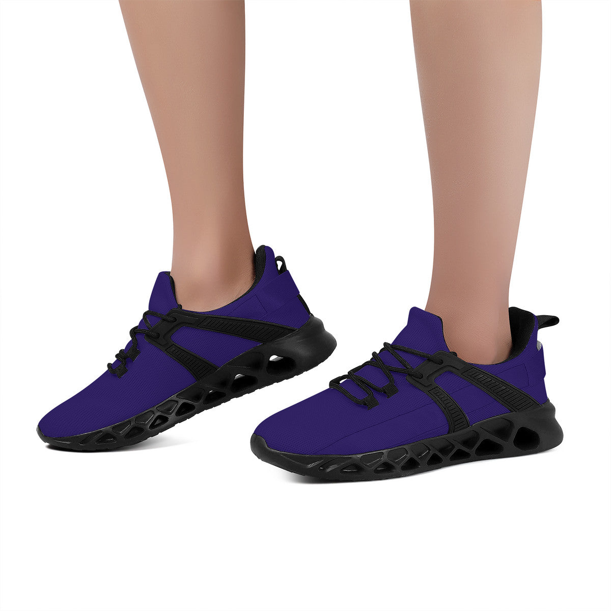 Ravens Purple Elastic Sport Sneakers